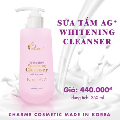 Sua-tam-Charme-Whitening -Cleanser-Nano-Ag+-2